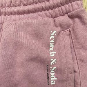 Scotch & soda, mauve sweatpants, barely worn like new